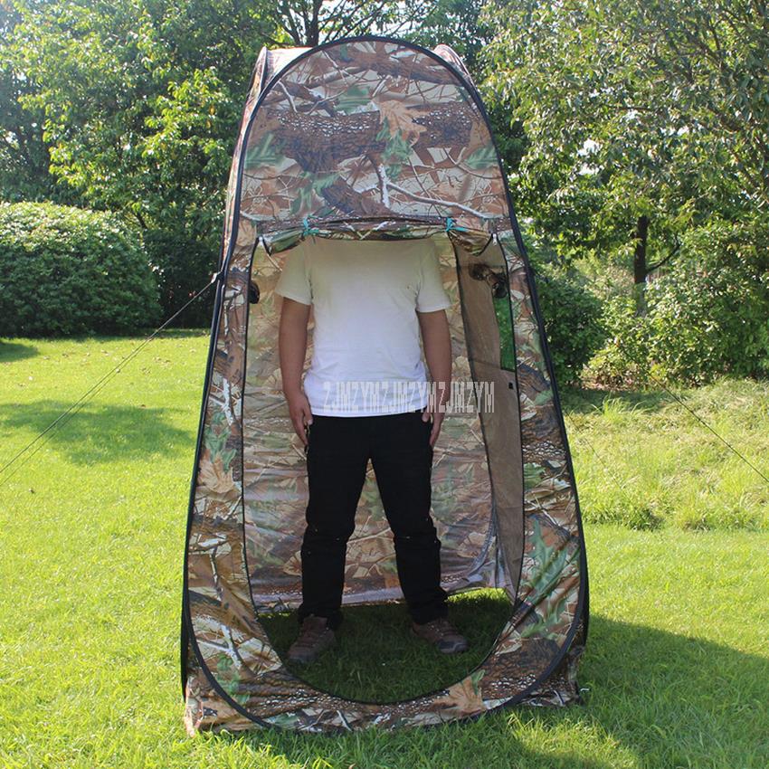 Cheap Goat Tents 120*195cm Portable Automatic Open Toilet Bath Shower Tent Swimming Dressing Room Photography Hunting Outdoor Camping Tent Tents 